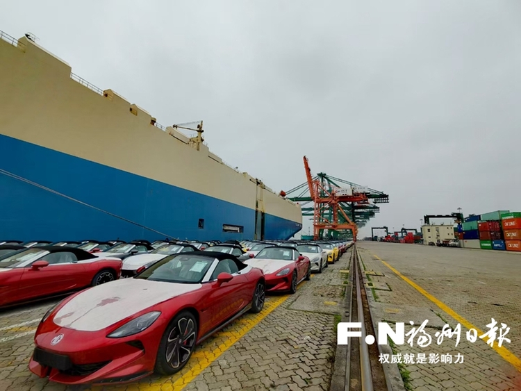 福州港江陰港區2024年第五批整車出口歐洲