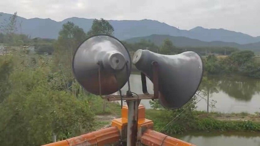 廣東恩平推進黨史學習教育進農村、進地頭_fororder_各個村（居）播放“廣播黨課”