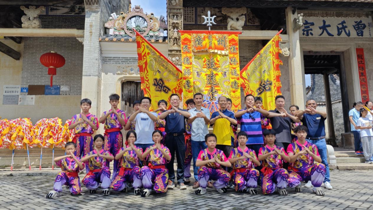 白雲區鐘落潭鎮“兩社三中心”試點賦能，助推龍崗少年醒獅隊賡續傳統文化薪火_fororder_白雲1
