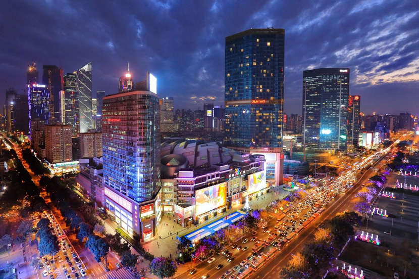 正佳重新定義城市微度假_fororder_首批國家級夜間文化和旅遊消費集聚區——正佳廣場夜景圖