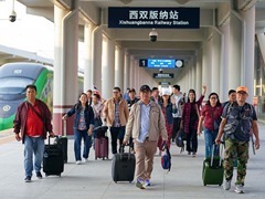 首個東盟國家旅遊團免簽入境雲南西雙版納