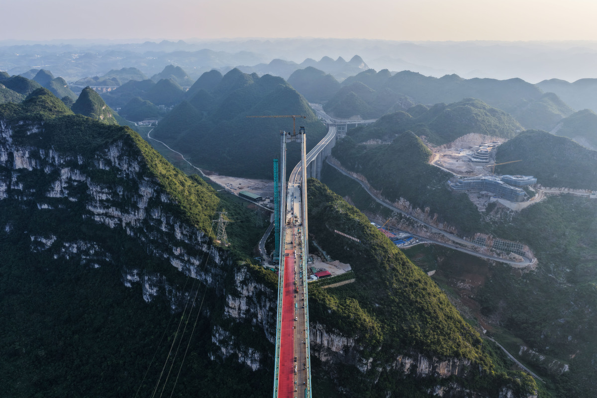 在建世界第一高橋成功拆除貓道_fororder_4