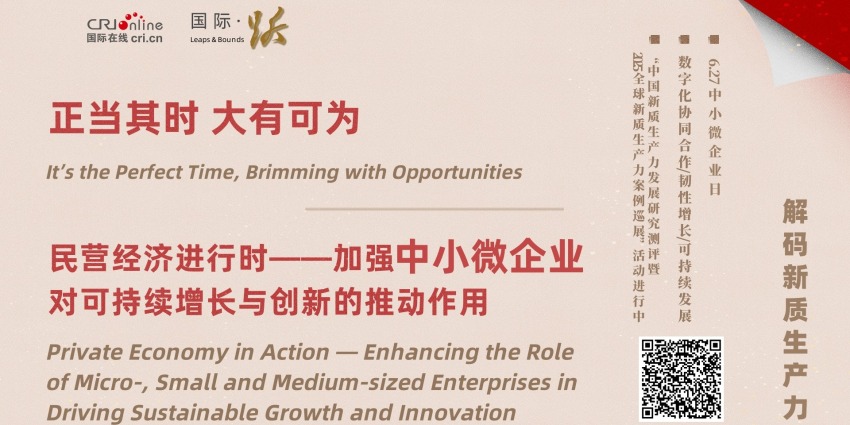民營經濟進行時——加強中小微企業對可持續增長與創新的推動作用