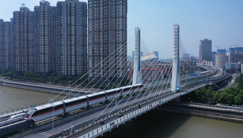 國內首條連續鋼構跨座式單軌在安徽蕪湖投入運營_fororder_圖片32