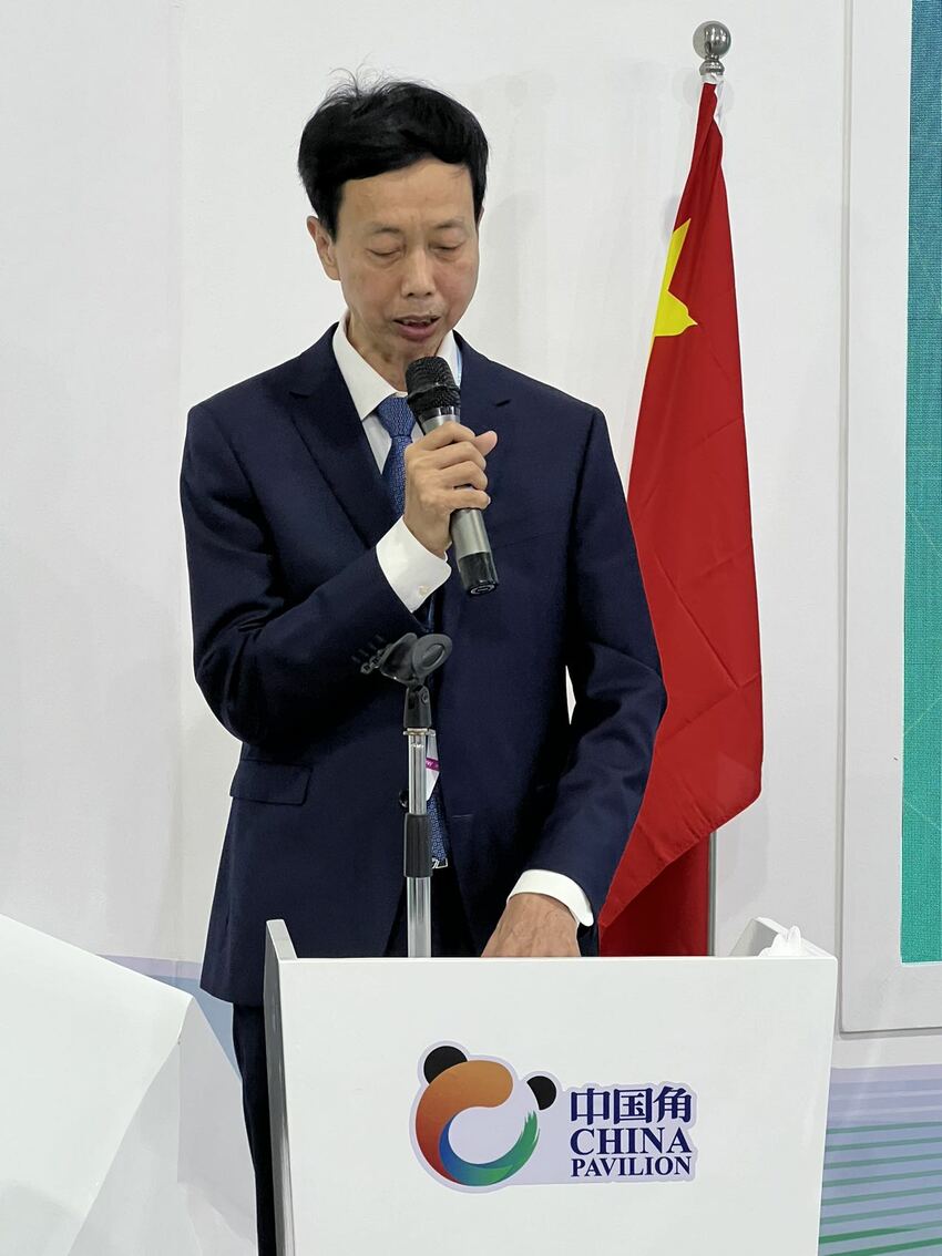 航都文化董事長陳素平在COP27 “中國角”邊會發表題為“用氣候影視提升公眾認知”演講_fororder_微信圖片_20221109104737