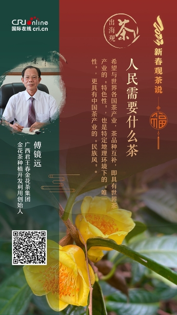 出海觀茶 | 人民需要什麼茶？傅鏡遠：推動中國茶業的“民族風”走向世界
