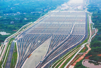 西南地區規模最大——天府動車所建成投用