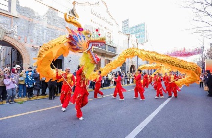 龍獅、光影秀……上海靜安打造“海派新年”