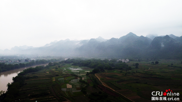 【OK】【廣西原創】廣西寧明花山岩畫景區：煙雨繞寧明 晚霞照花山（組圖）