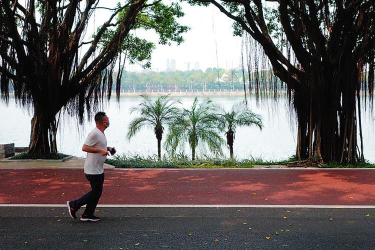 春色美景依舊在戴好口罩再遊園