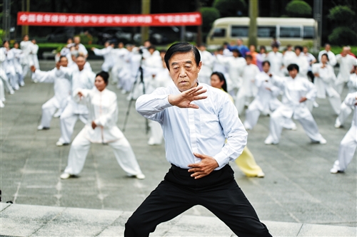 陳氏太極拳傳承人來邕指導