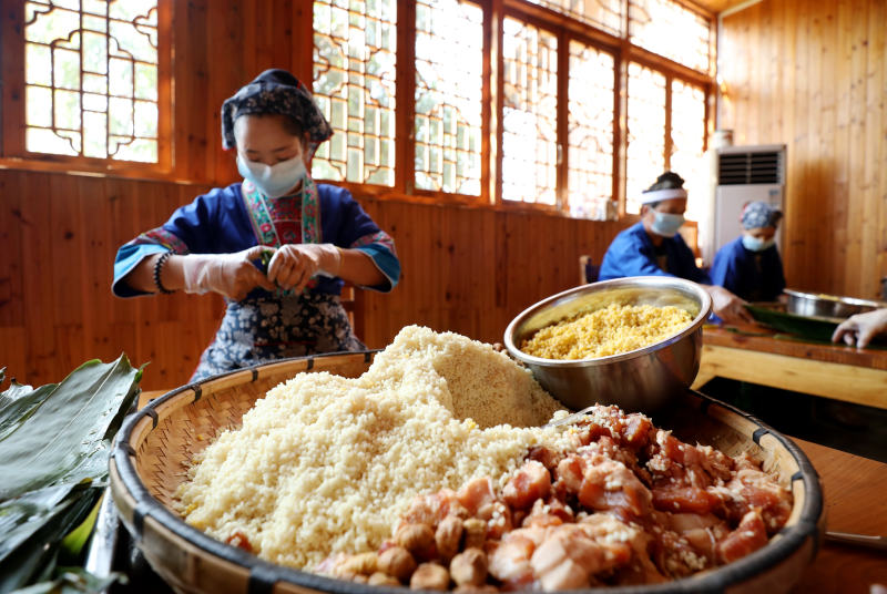 廣西三江：粽子飄香迎端午