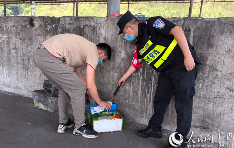 廣西民警成功救助國家一級野生保護動物蜂猴