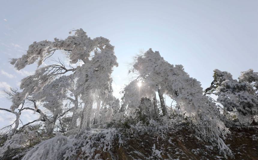 廣西三江：侗鄉雪景美如畫