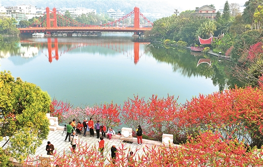 春暖花開處處景