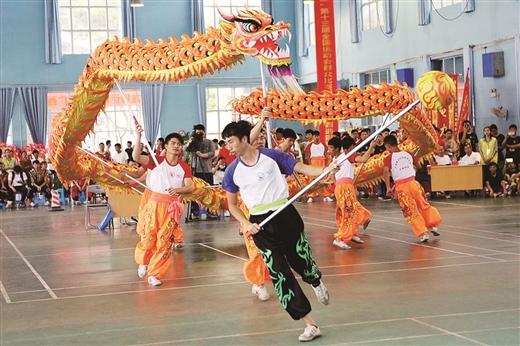 廣西電力職院：將龍獅文化發揚光大