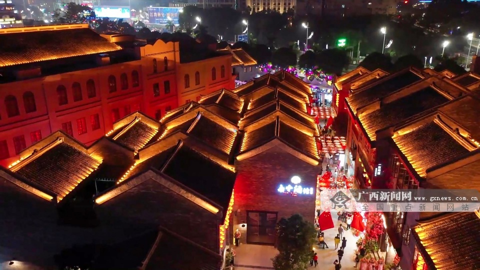 重現邕州古街市繁華！南寧三街兩巷夜景實拍