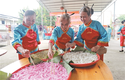 廣西：歡天喜地共度“曬衣節”