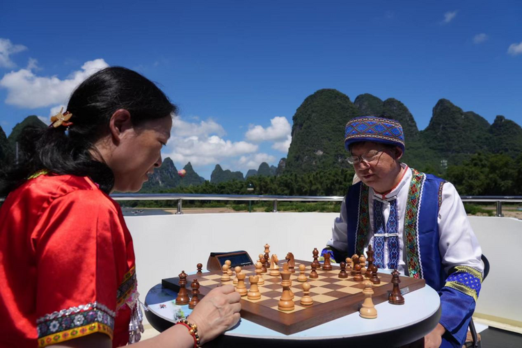 2022桂林國際象棋大師賽在廣西陽朔舉行 6位特級大師同場對弈_fororder_圖片20