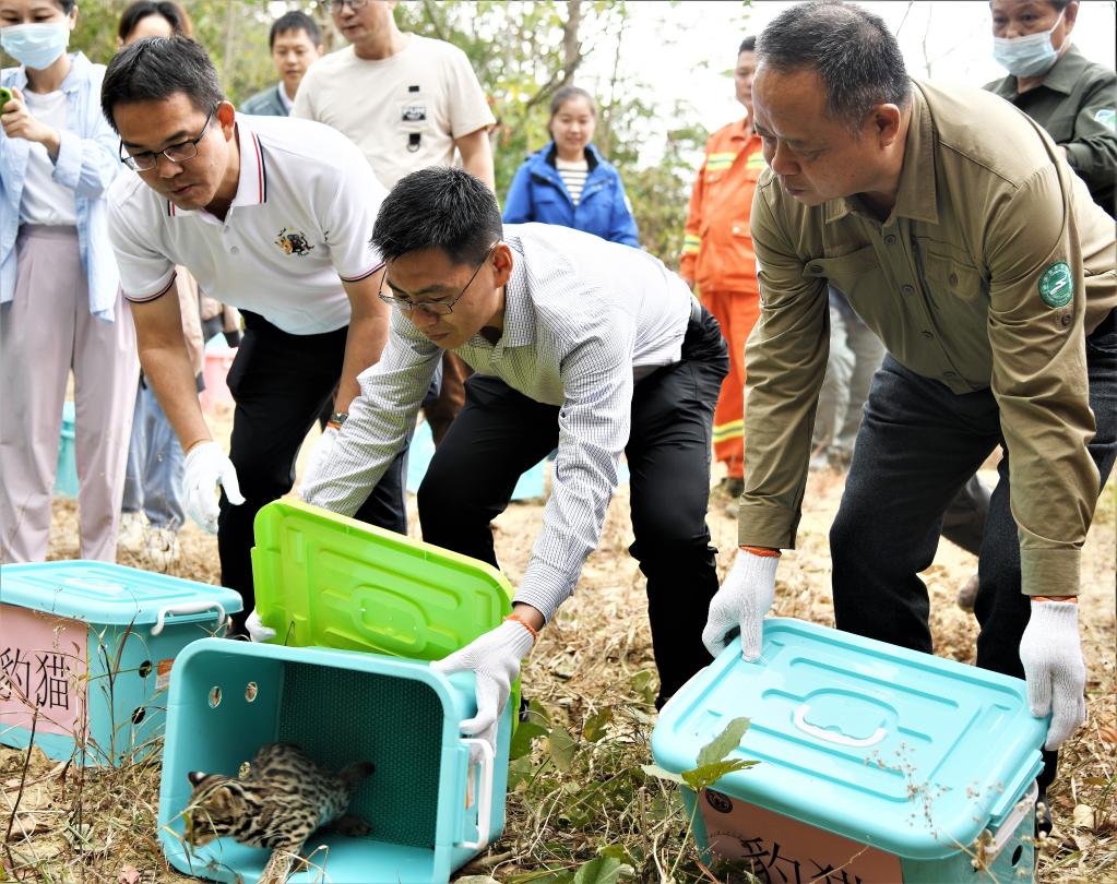 2022年廣西陸生野生動物放歸活動舉辦