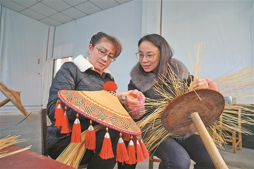 廣西環江：編織幸福的花竹帽