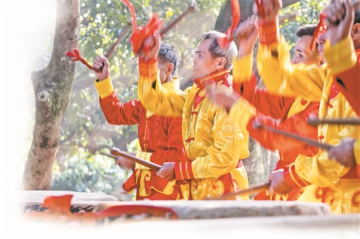 廣西靈山：煙墩大鼓 鼓聲雷動越千年