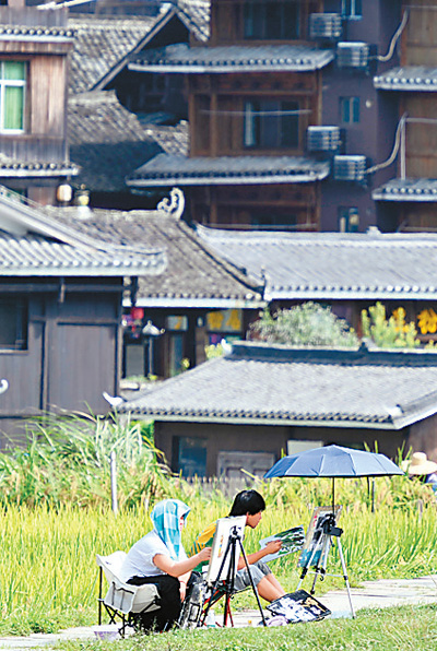 廣西柳州程陽八寨： 侗寨人吃上旅遊“飯”