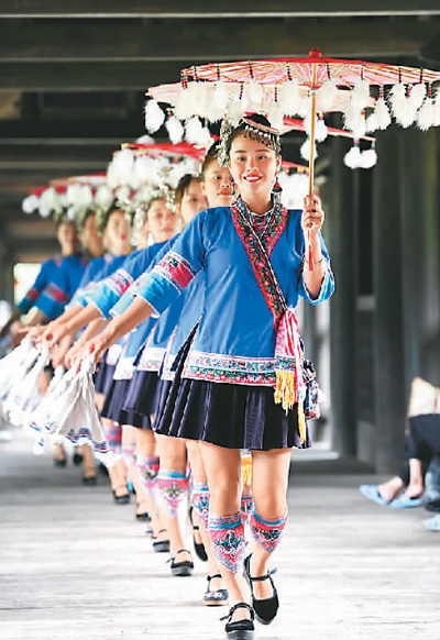 廣西柳州程陽八寨： 侗寨人吃上旅遊“飯”