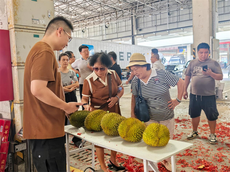 南寧江楠國際水果交易市場開業 金融創新助力東盟水果貿易繁榮_fororder_圖片4