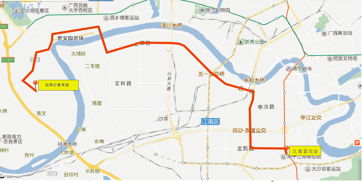 【唐已審】【供稿】南寧開通808路公交線路 解決南寧石埠到江南片區出行需求