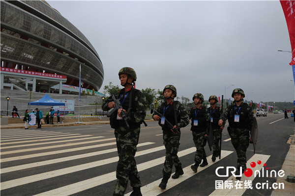 【唐已審】【供稿】廣西民運會開幕 武警官兵保駕護航