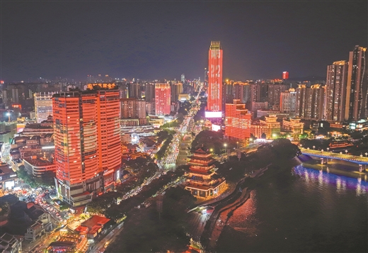 朱槿映邕城 盛裝迎賓客