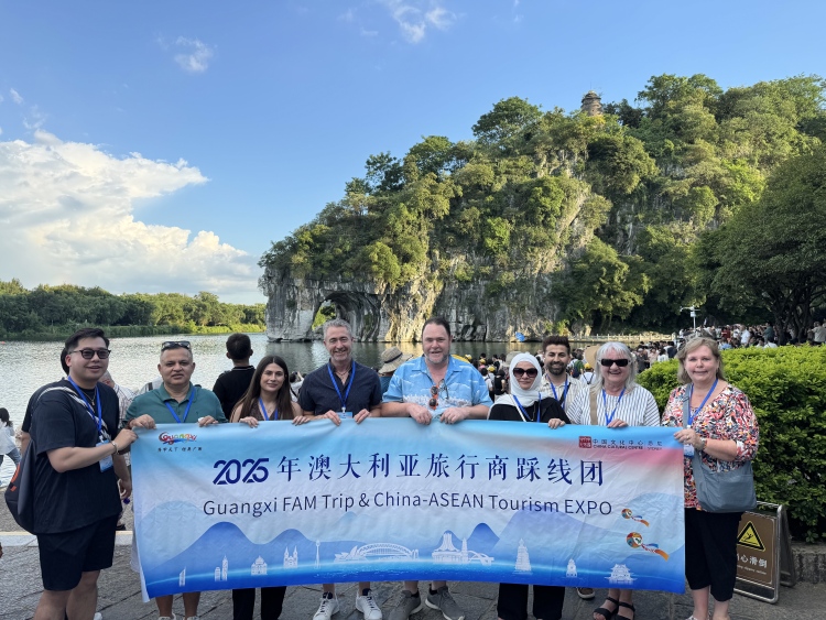 澳大利亞旅行商赴廣西踩線 山水之間覓合作新機_fororder_1