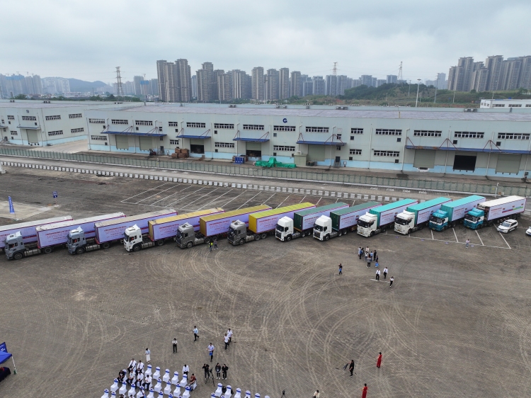 中國至越南河內國際道路運輸線路正式開通_fororder_2