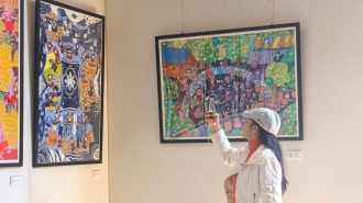 130件農民畫作品亮相桂滇黔三省（區）農民畫展