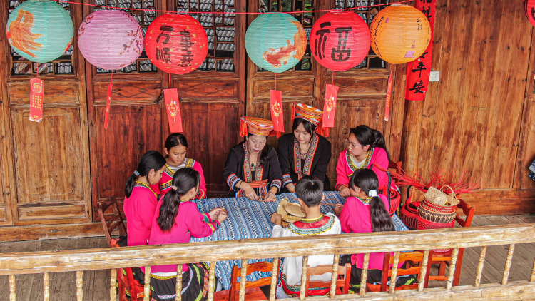 桂林靈川：蘭田瑤族鄉多彩民俗迎中秋_fororder_3