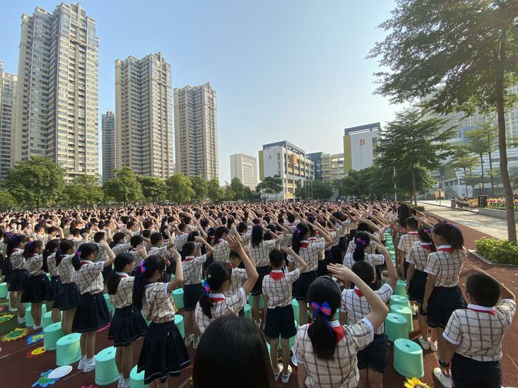 【B】【開學典禮】南寧市明秀東路小學：厲行節儉 文明相伴