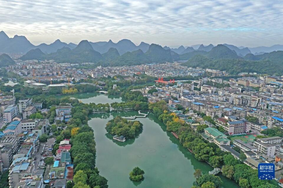 冬日桂林景色秀麗