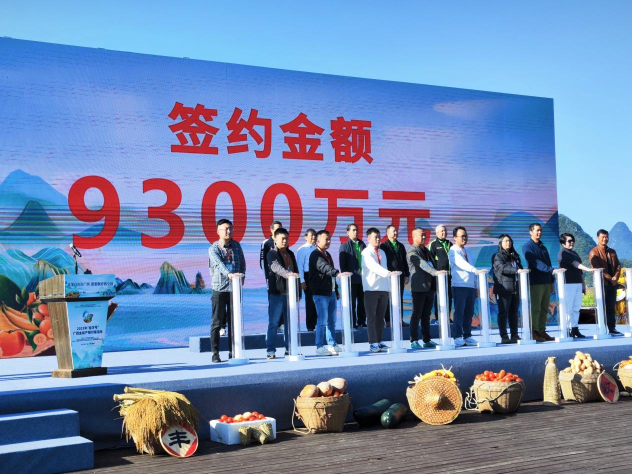 “桂字號”廣西金桔採購簽約儀式舉行 意向簽約金額達9300萬元