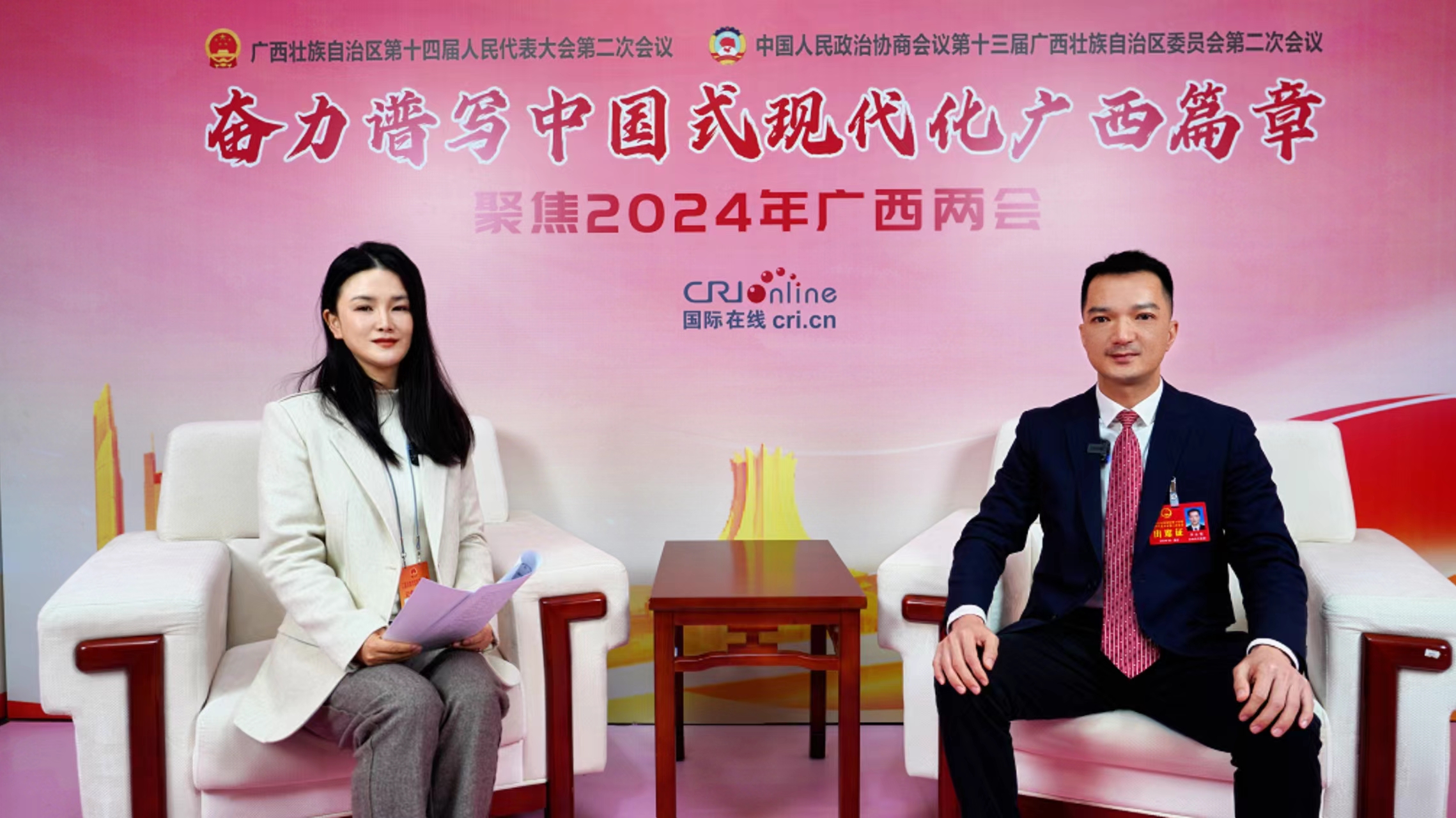 【代表談兩會】廣西人大代表王永堅：興業縣正積極謀劃 向西嵌入平陸運河經濟帶_fororder_興業