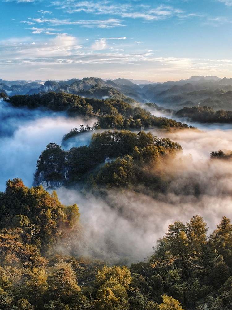 多彩貴州·世遺之美丨貴州被低估的名山 比梵凈山更早成為世界自然遺産