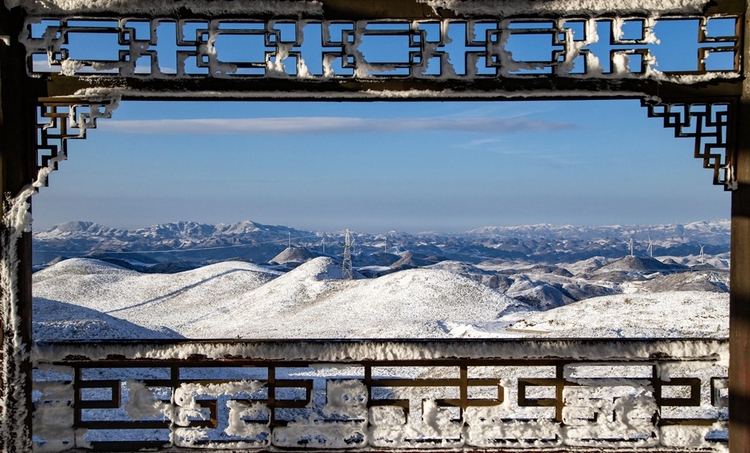 貴州赫章：高原雪景美如畫