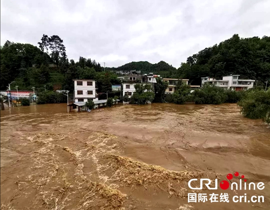 （急稿）貴州長順遭遇持續降雨導致7鄉鎮受災