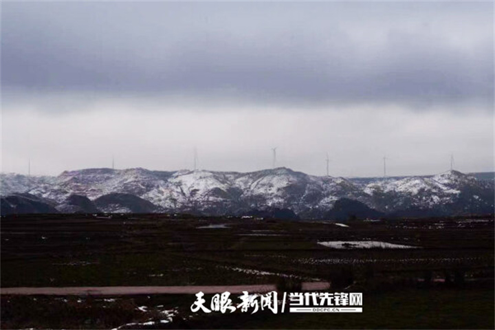 花溪高坡：梯田雪景美如畫