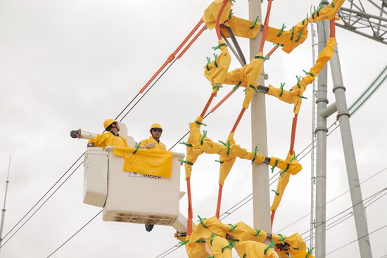 南方電網貴州電網公司舉行帶電作業體驗主題活動