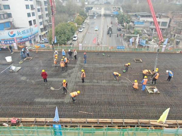 安六鐵路六盤水站站前廣場建設項目：工程建設跨步前進成果喜人_fororder_鐵路1