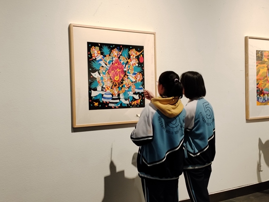 （供稿）貴州水城農民畫作品展在貴陽開展_fororder_微信圖片_20231102092646