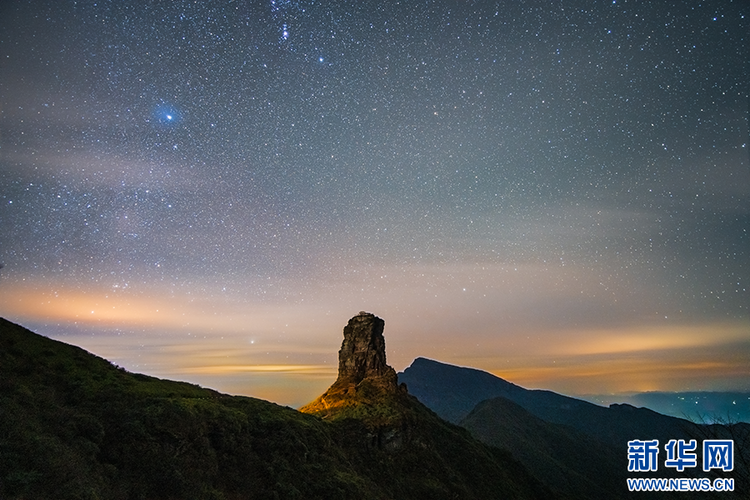 星空下的梵凈山 猶如仙境