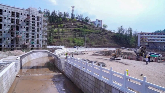 貴州盤州市水系連通及水美鄉村建設試點縣項目建設穩步推進_fororder_640 (1)