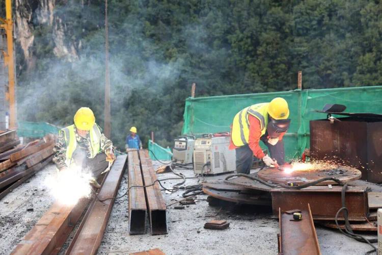來自安盤高速建設工地的報道丨巨龍穿越“花木樹”
